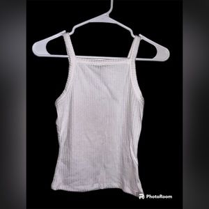 white tank top